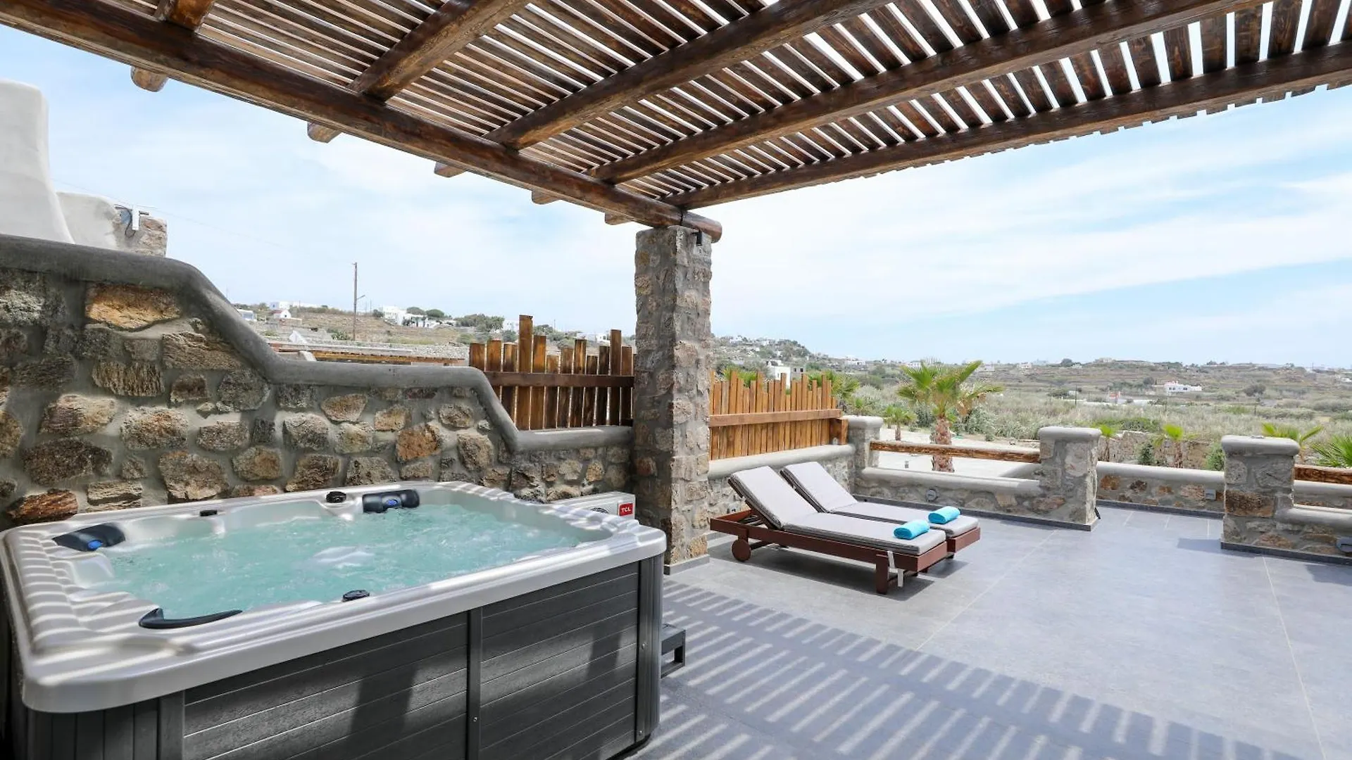 The George Villas With Private Pool, Close To Mykonos Town - Chora Görögország