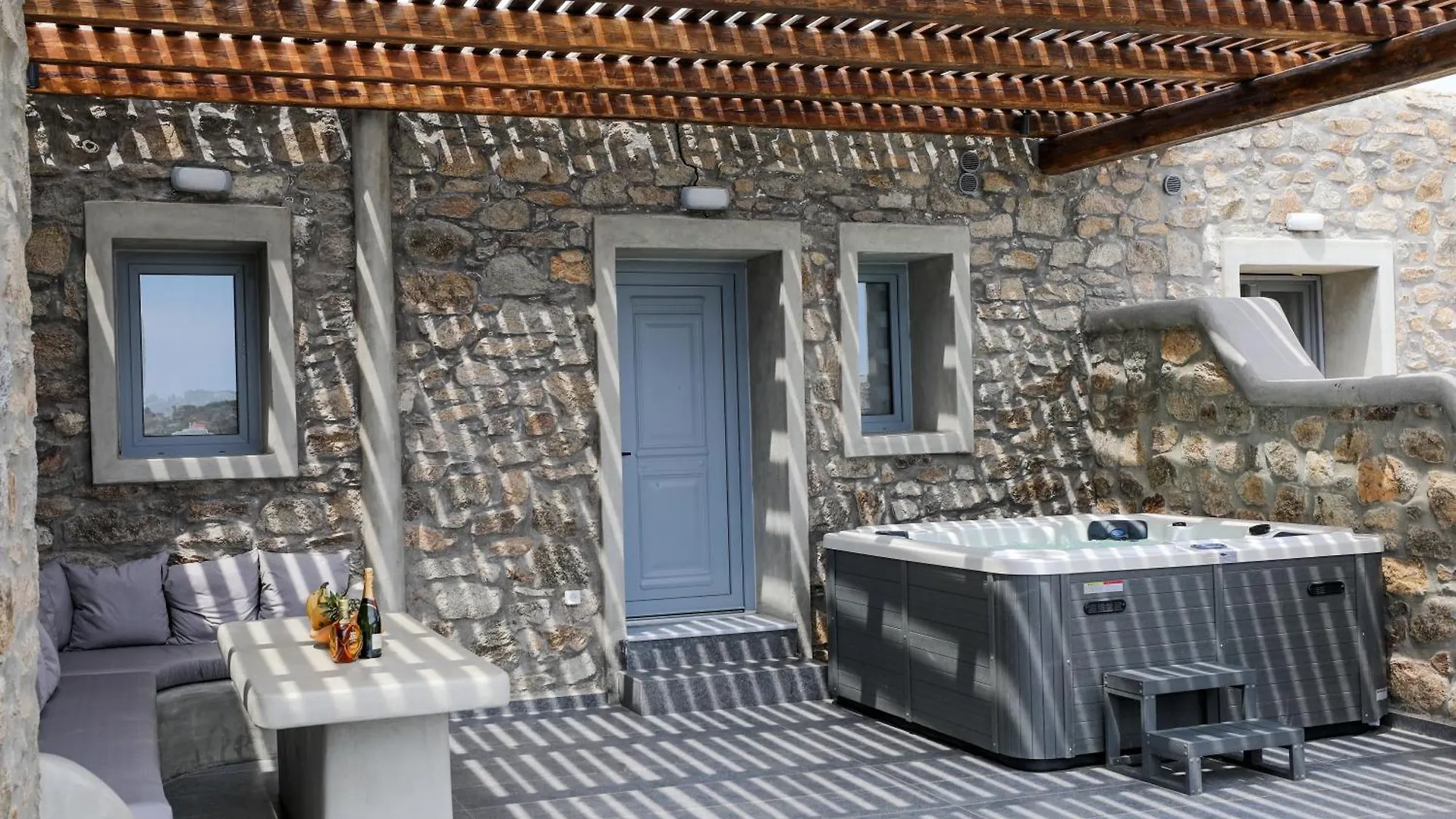 The George Villas With Private Pool, Close To Mykonos Town - Chora Görögország